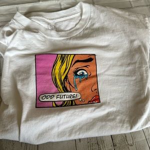 Odd Future “crying face” shirt. Size Medium.